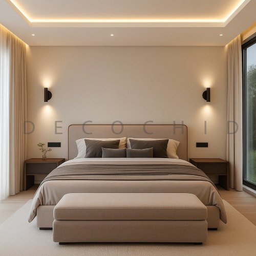  چراغ دیواری کنار تخت