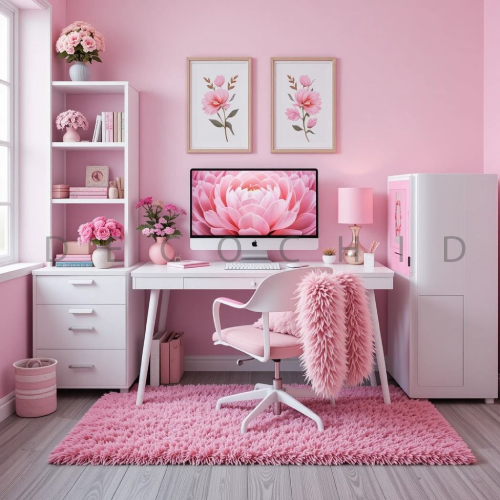 دفتر کار مدرن دخترانه