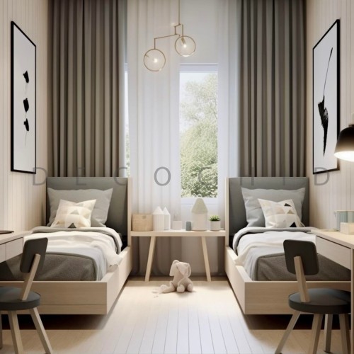 اتاق دونفره ساده و شیک