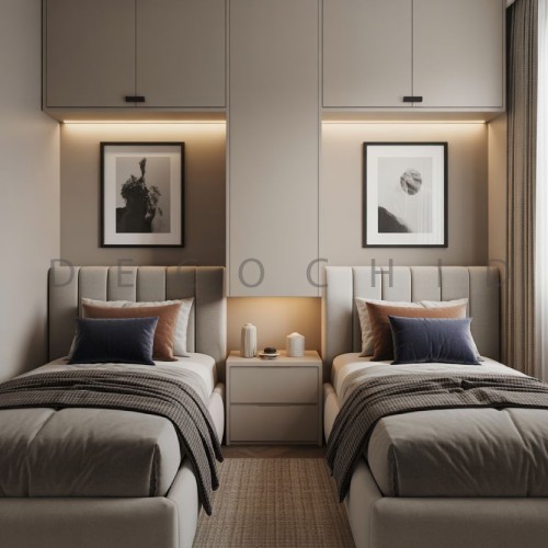 اتاق خواب دونفره ساده