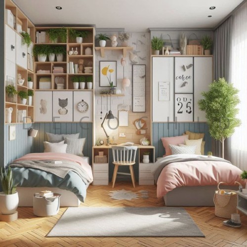 اتاق مشترک خواهر و برادر