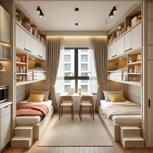 طراحی اتاق خواب مشترک خواهر و برادر