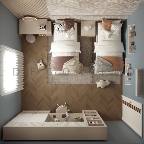 اتاق خواب خواهر برادر