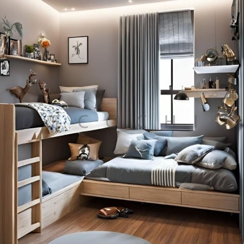 طراحی اتاق خواب مشترک برادر و برادر