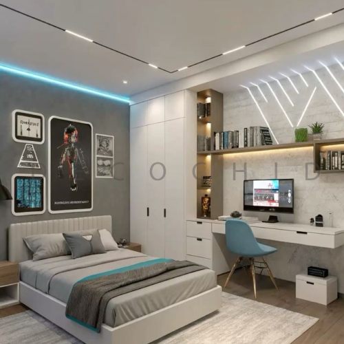 اتاق خواب پسرانه شیک