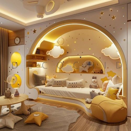 طراحی اتاق کودک مینیمال