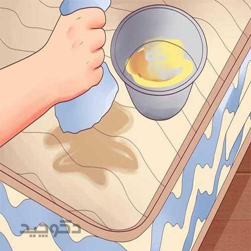  شستن تشک خوشخواب با شامپو فرش
