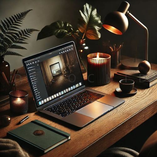 تزیین میز تحریر با شمع