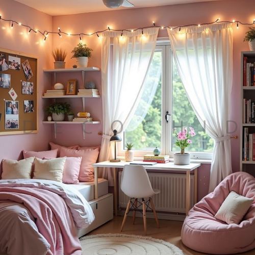 تزیین میز تحریر دخترانه