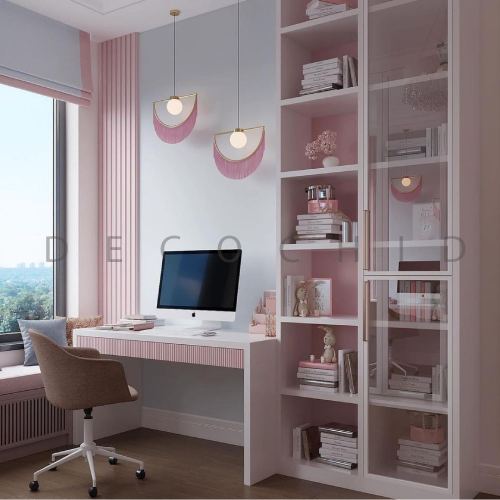 دکور میز تحریر دخترانه