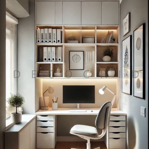 دکور میز تحریر کتابخانه دار