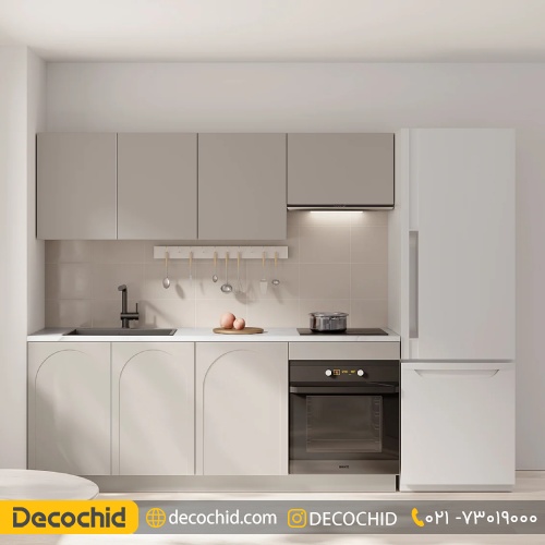 مدل کابینت ام دی اف جدید برای آشپزخانه کوچک