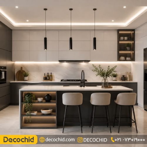 کابينت ام دی اف با جزيره
