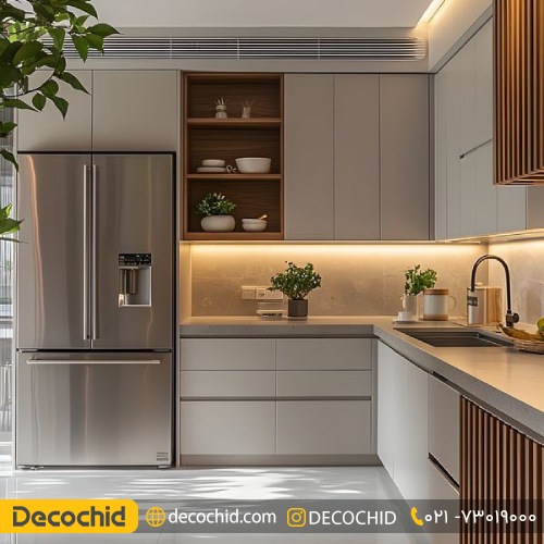 کابینت ام دی اف بدون دستگیره
