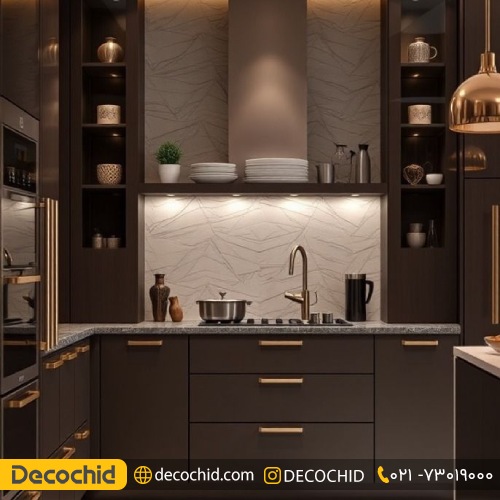 کابینت ام دی اف با دستگیره