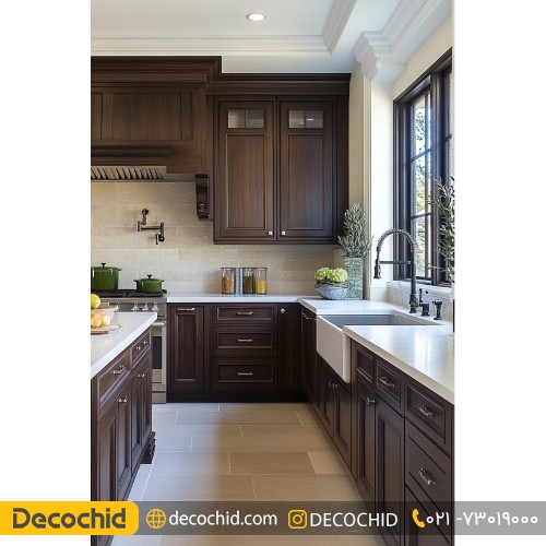 کابینت آشپزخانه ممبران تیره