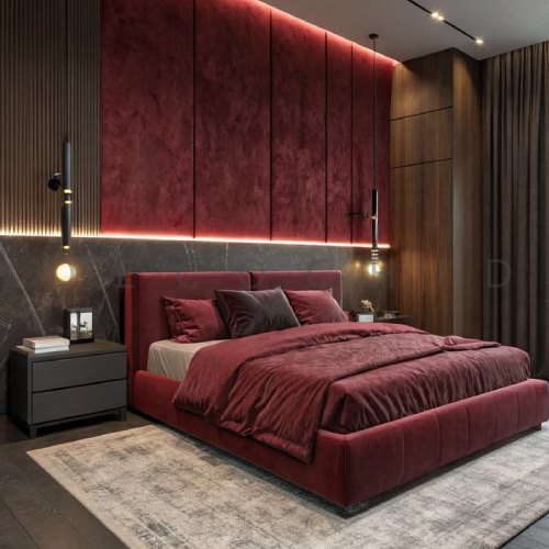 تخت خواب قرمز