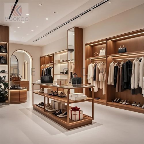 طراحی مغازه با چوب