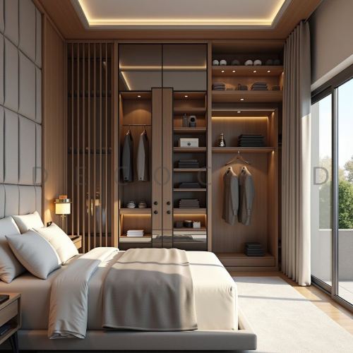 کلوزت روم باز در اتاق خواب کوچک