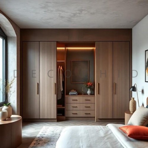 کمد دیواری جدید رنگ چوب