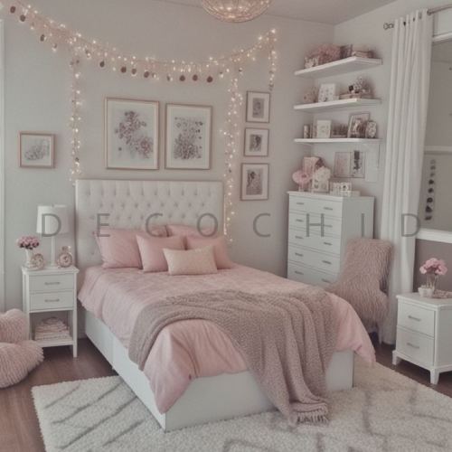 تخت یک و نیم نفره دخترانه ساده و شیک