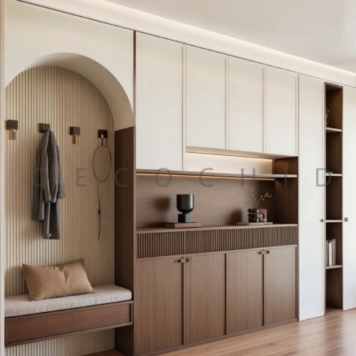 کمد دیواری چندمنظوره برای پذیرایی