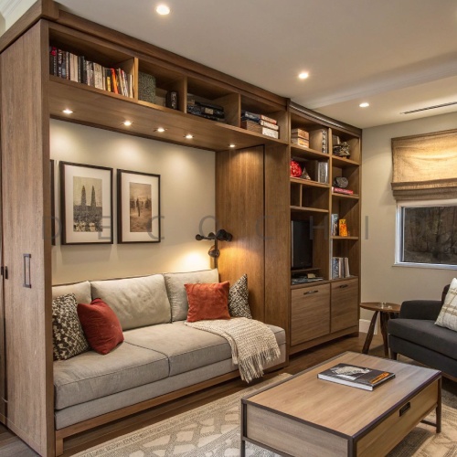 کمد دیواری ترکیبی برای پذیرایی