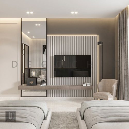 تی وی وال جدید با آینه قدی