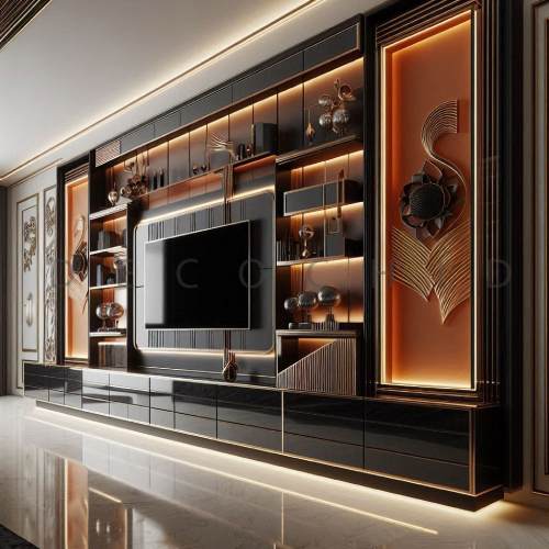 tv wall لاکچری