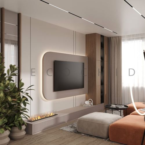 تی وی وال لاکچری ادغام شده