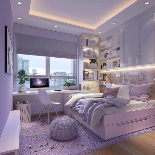 اتاق خواب دخترانه رویایی