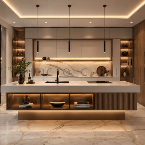مدل جزیره آشپزخانه لاکچری