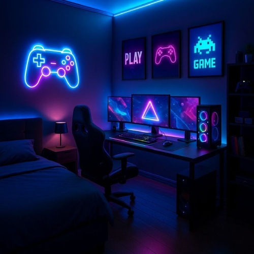 اتاق گیمینگ پسرانه rgb