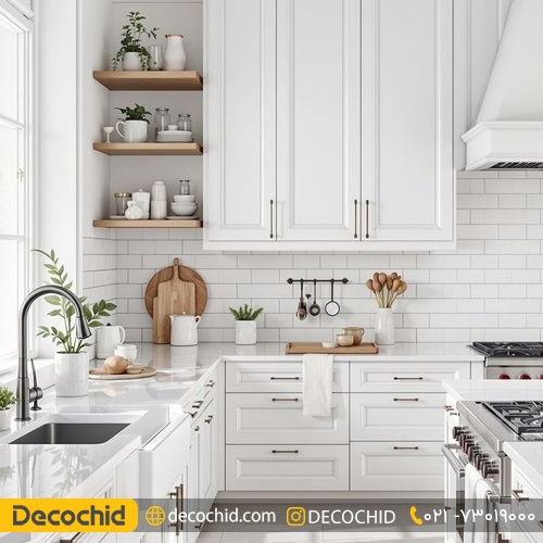 کابینت سفید نئوکلاسیک