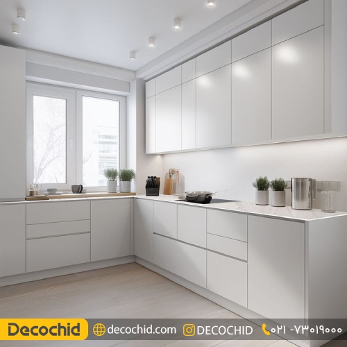 کابینت سفید طراحی مدرن