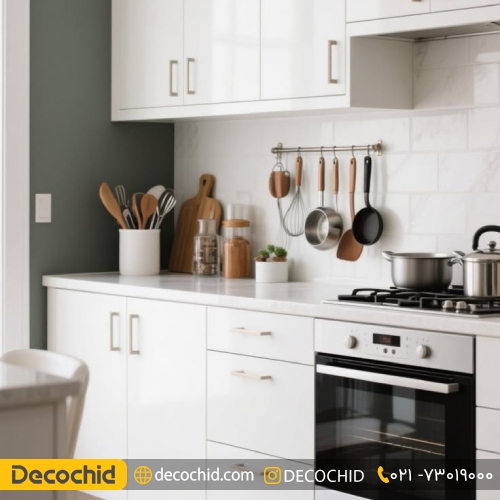 کابینت سفید سبک کلاسیک