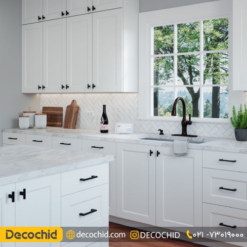 کابینت سفید مات