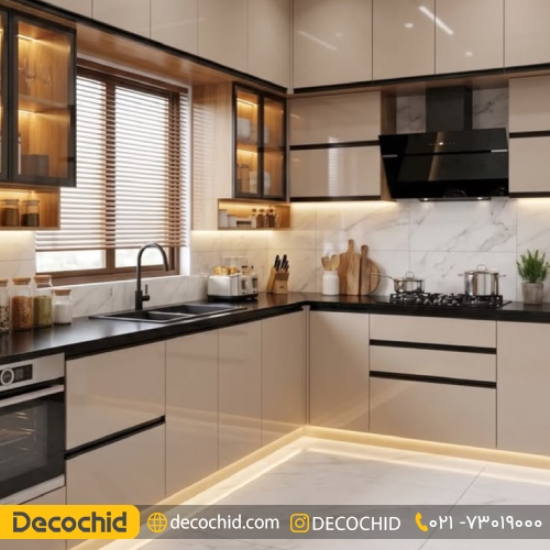 ترکیب کابینت مدرن و مینیمال