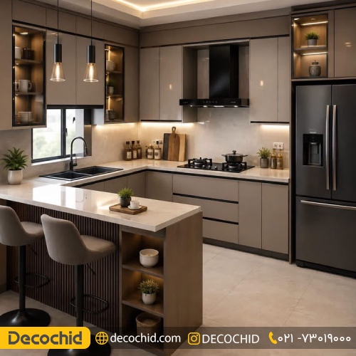 جزیره کابینت مدرن