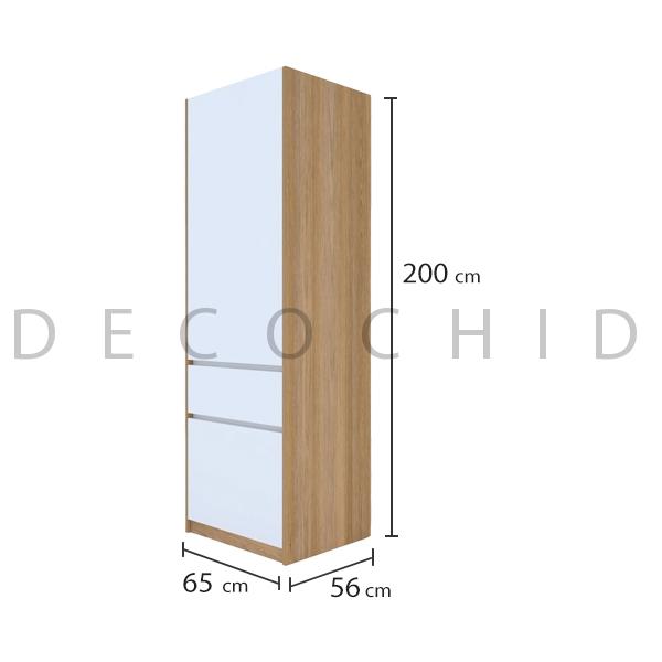 ابعاد کمد کاسپین تک کشو