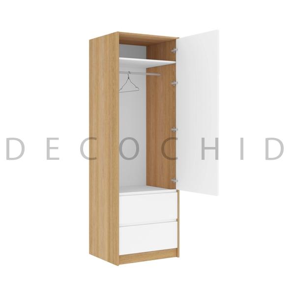 کمد کاسپین دو کشو درب باز