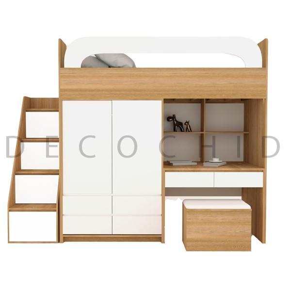 تخت خواب چند منظوره راما گردویی M41 – سفید