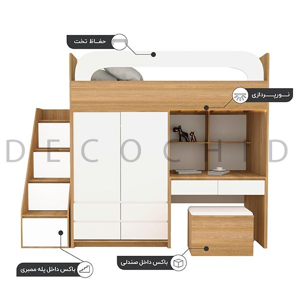 ویژگی های تخت خواب چند منظوره راما