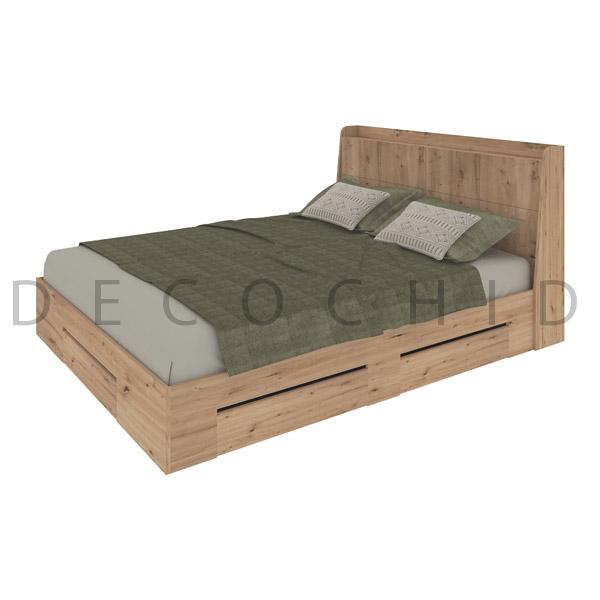 تخت خواب گردویی آکو