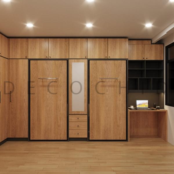 تخت تاشو D.1120 در حالت بسته