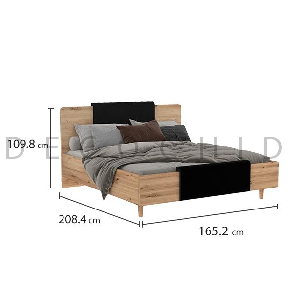 ابعاد تخت خواب دو نفره نلا عرض 160