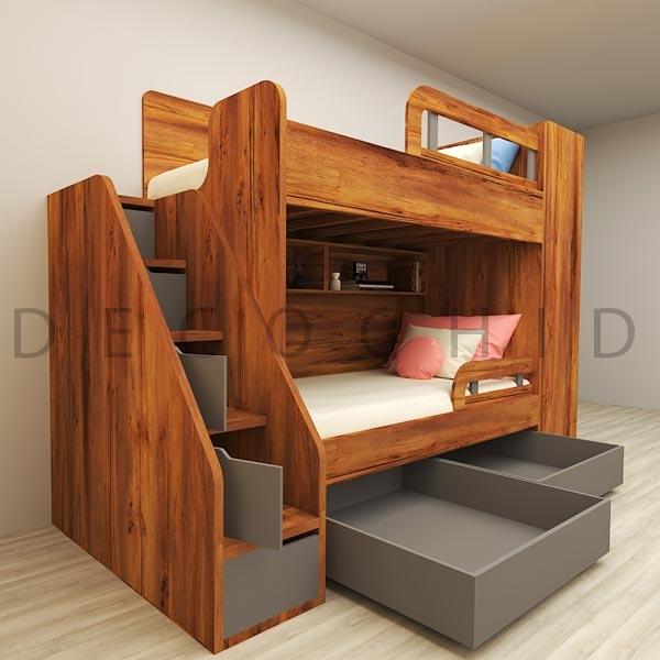 عکس تخت خواب دو طبقه D.1124