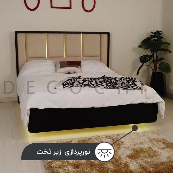 تخت خواب دو نفره بنیتا عرض 160