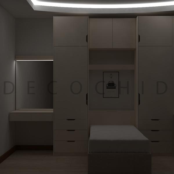نورپردازی تخت خواب یک نفره D.1139