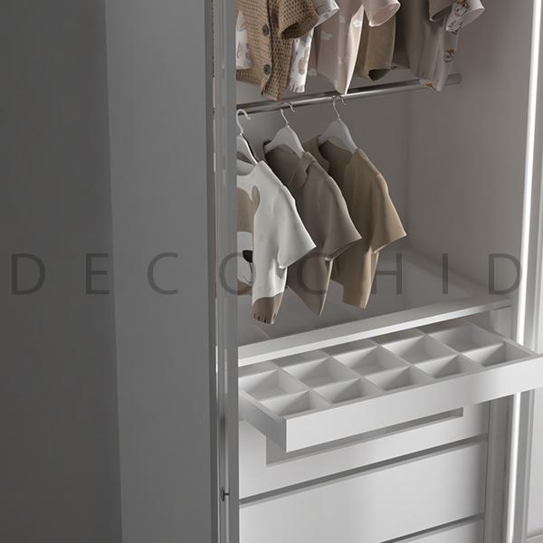 کمد لباس سفید D.2057